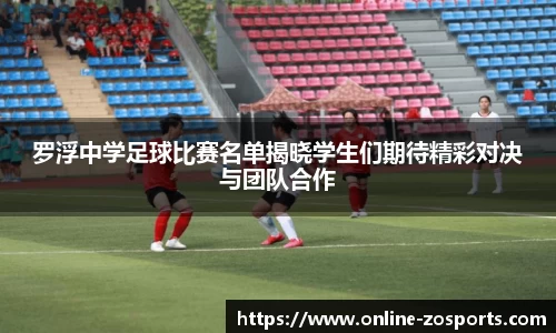 罗浮中学足球比赛名单揭晓学生们期待精彩对决与团队合作