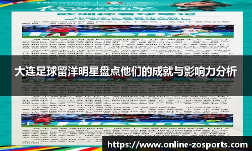 大连足球留洋明星盘点他们的成就与影响力分析